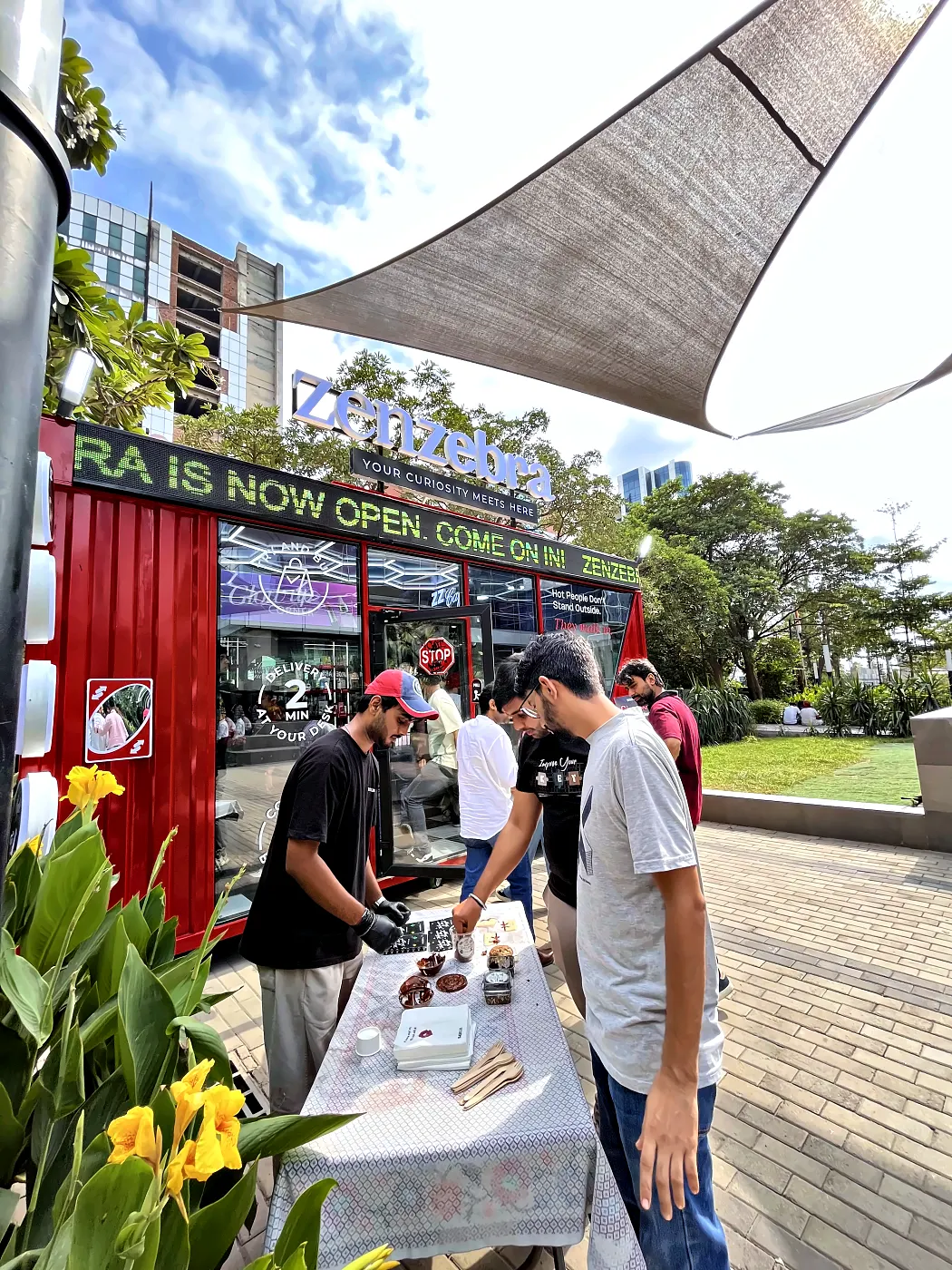 Now open